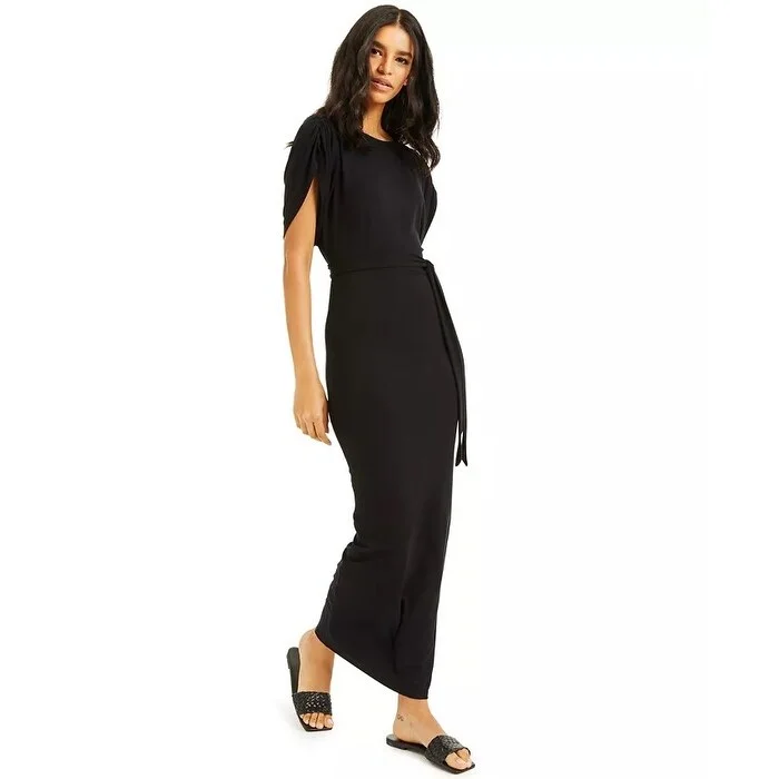 Trendy And Casual INC International Concepts Women's Culpos X Inc Jersey Maxi Dress Black Size Large Trendy And Casual INC International Concepts Women's Culpos X Inc Jersey Maxi Dress Black Size Large