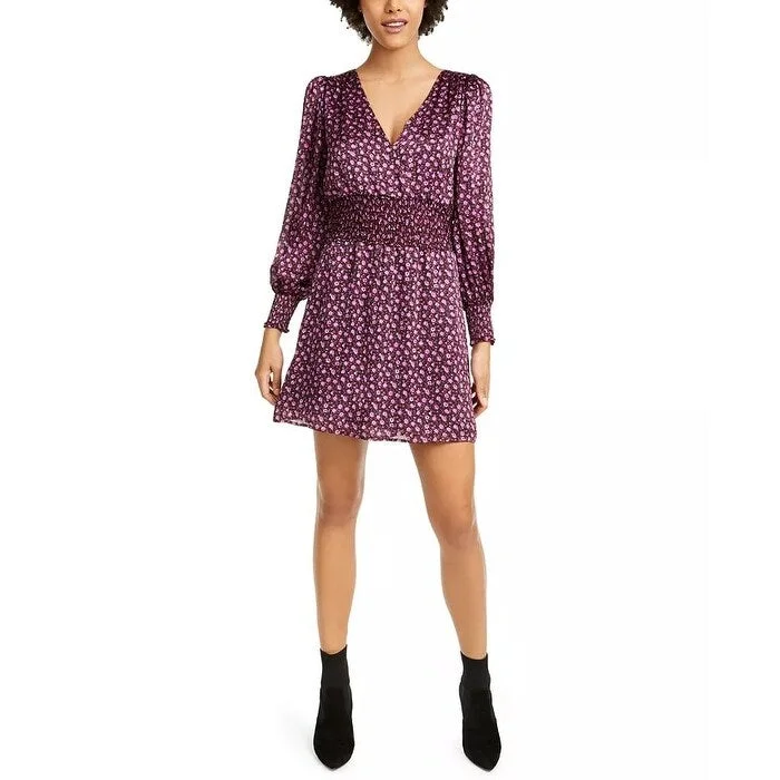 Versatile Items LEYDEN Women's Smocked Cowl Back Dress Pink Size X-Large