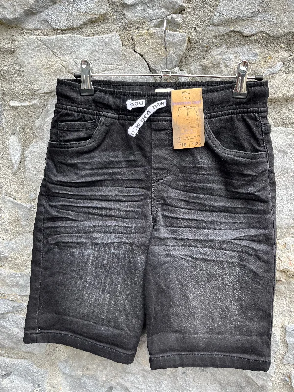 Simple Style Charcoal denim shorts   11-12y (146-152cm)