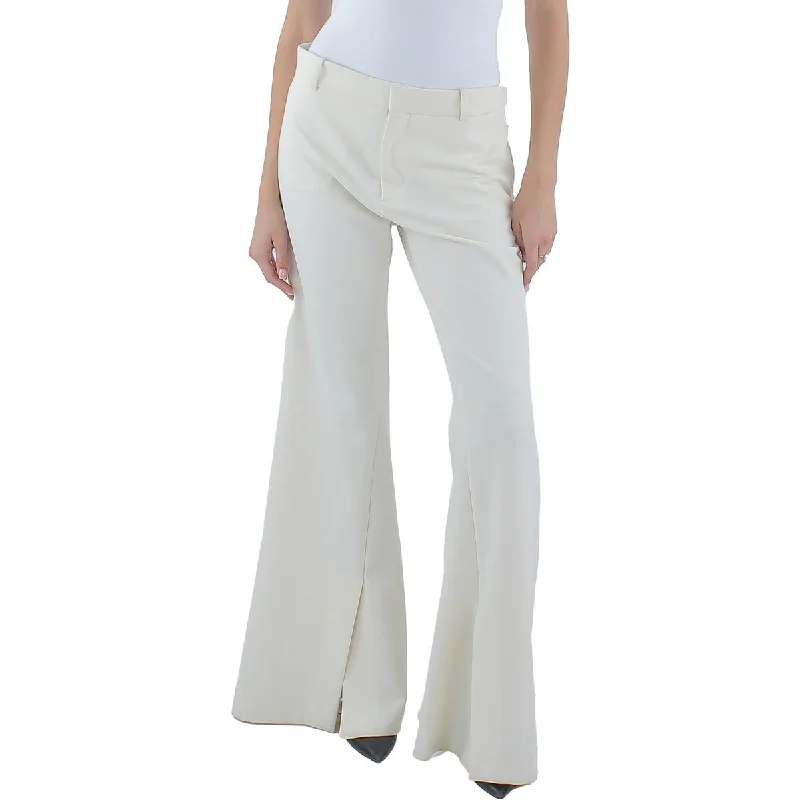 High Street Series FRAME Womens Split Hem  Flared Pants