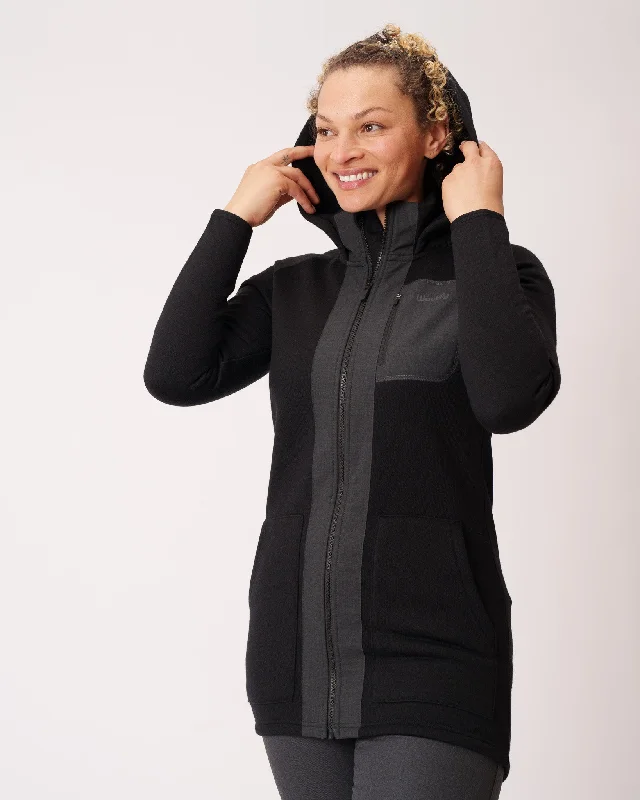 Summer Comfort Merino Fleece Long Zip Hoodie