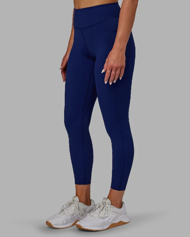 Romantic Temperament Elite 7/8 Length Leggings - Midnight Blue
