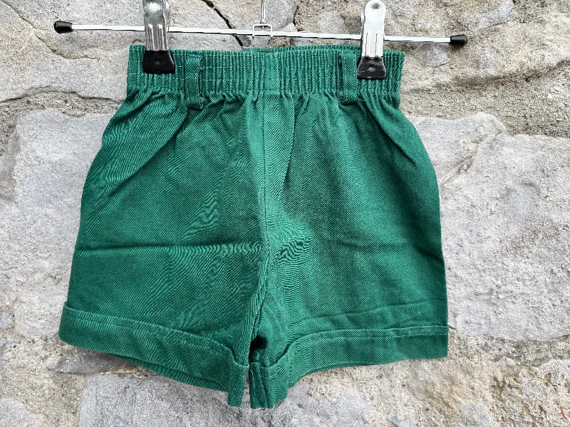 Playful Style 90s green shorts   6-12m (68-80cm)