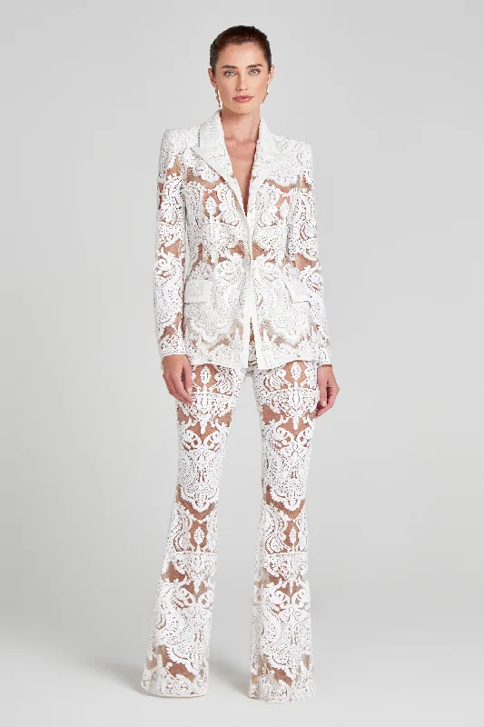Alice style Piper White Trousers