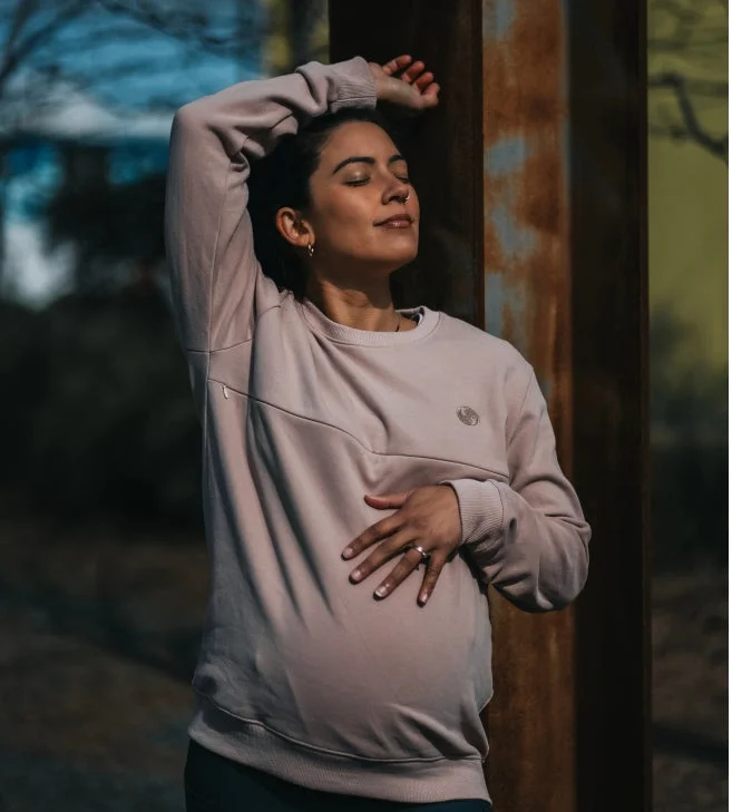 Relaxed Dresses Breastfeeding Sweatshirt - Jackson Crew