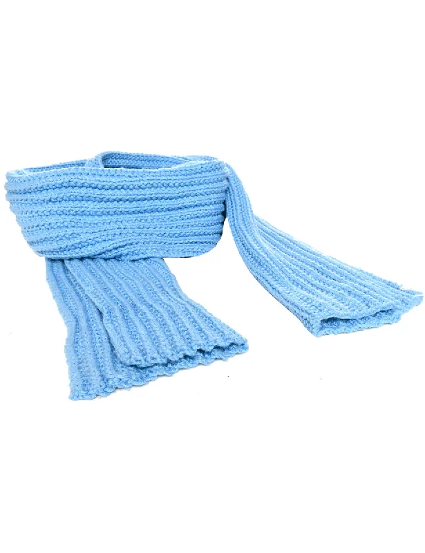 Design Perception Light Blue Winter Scarf - M