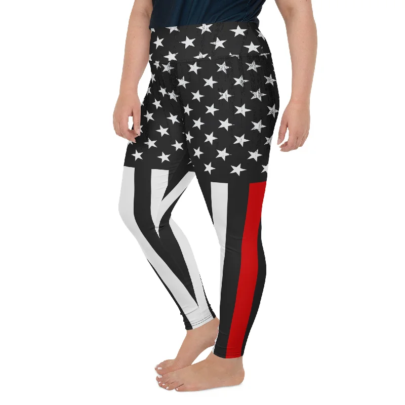 Urban Chic First Responder Firefighter Plus Size Leggings