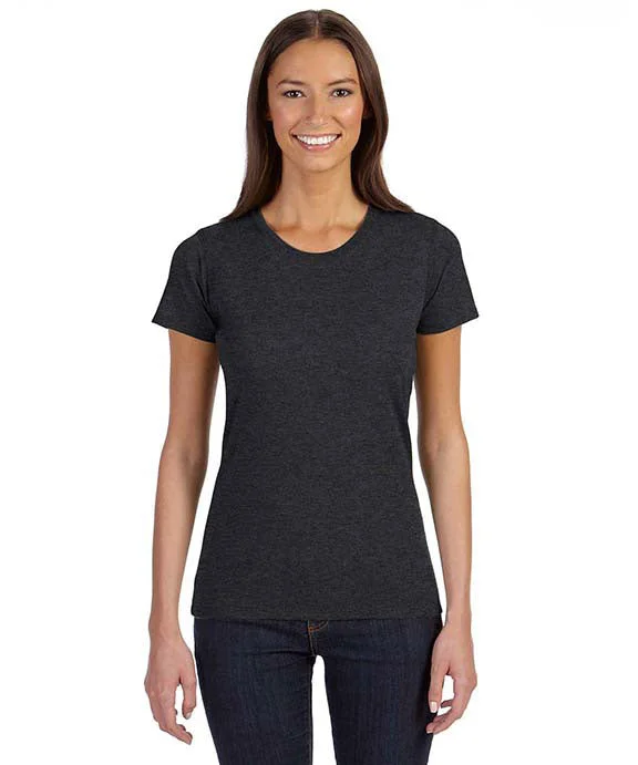 Sports High Waist Style EC3800 - Econscious Ladies Blended Eco T-Shirt | Charcoal/Black