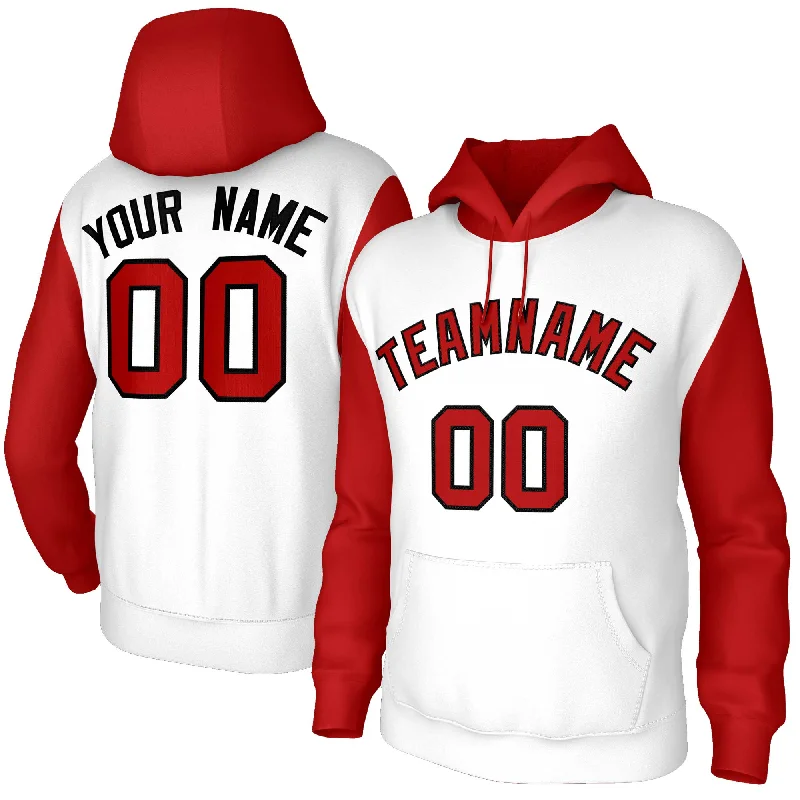 Relaxed Dresses Custom Personalized Pullover Hoodies with Raglan Sleeves Stitched Team Name and Number Relaxed Dresses Custom Personalized Pullover Hoodies with Raglan Sleeves Stitched Team Name and Number