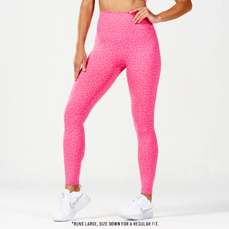 High-end atmosphere Core Agile ACT Leggings 27" - Hot Pink Print