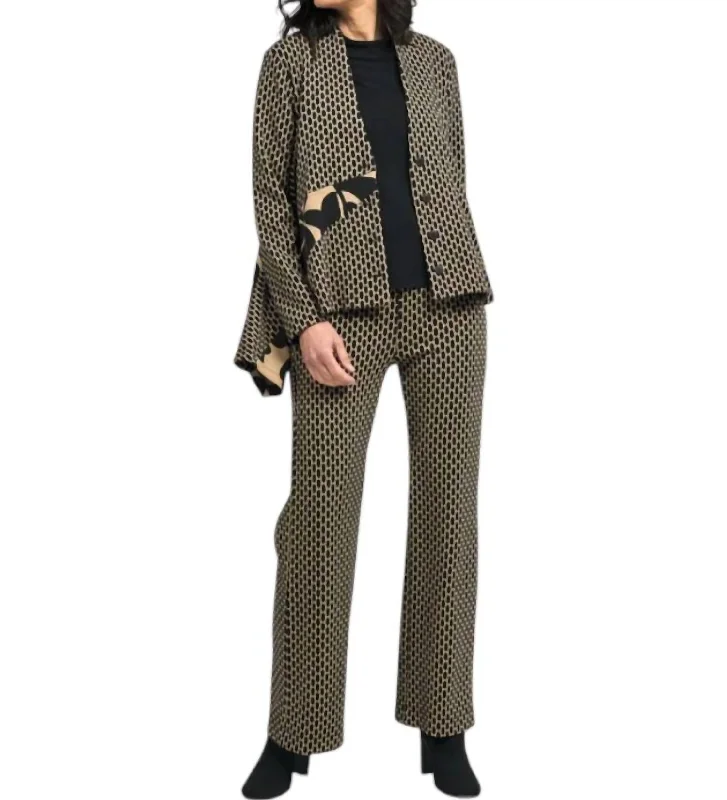 Elegant and noble Hive Pants In Black