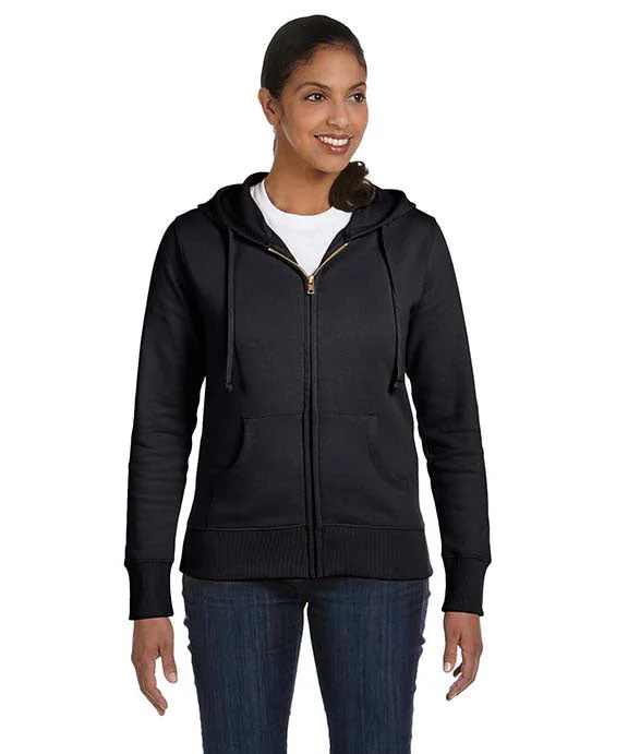 Sports Jacket EC4501 - Econscious Ladies Organic/Recycled Full-Zip Hooded Sweatshirt | Charcoal