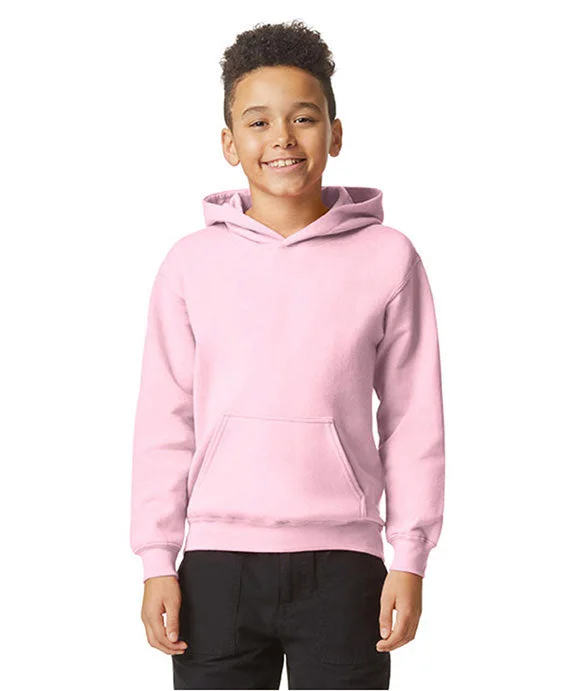 Soft Touch SF500B - Gildan Youth Softstyle Midweight Fleece Hooded Sweatshirt | Light Pink