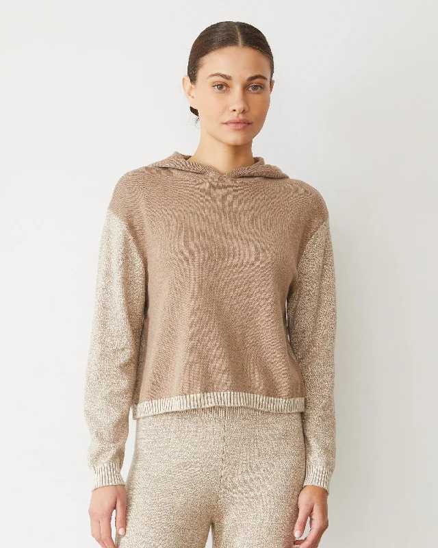 Tropical Style Organic Cotton Cashmere Hooded Sweater