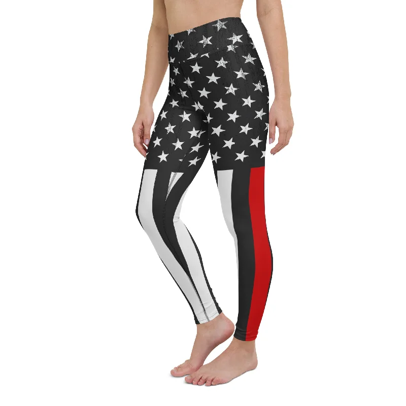 Breezy Style First Responder Firefighter Yoga Leggings