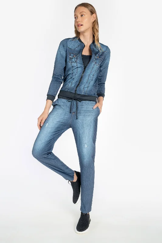 European Plan Blue Dream Boyfriend Pants