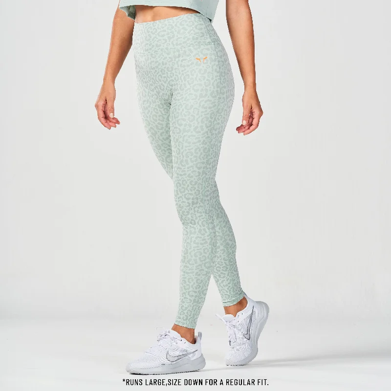 High waist design Core Agile ACT Leggings 27" - Surf Spray Print