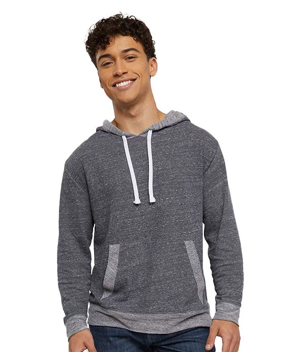 Retro Dress 6779 - LAT Adult Harborside Melange French Terry Hooded Sweatshirt | Navy Melange