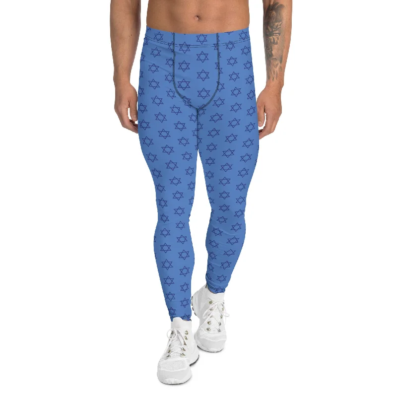 Simple research Hanukkah Print Men's Leggings