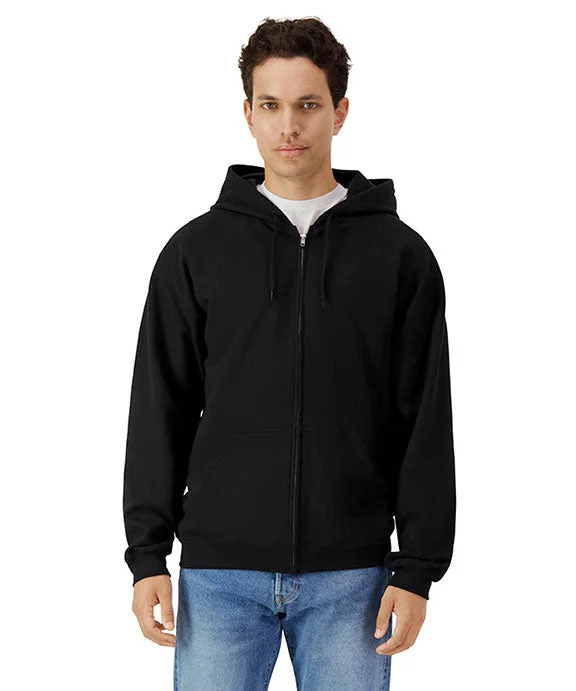 Sports Style SF600 - Gildan Unisex Softstyle Fleece Hooded Sweatshirt | Black