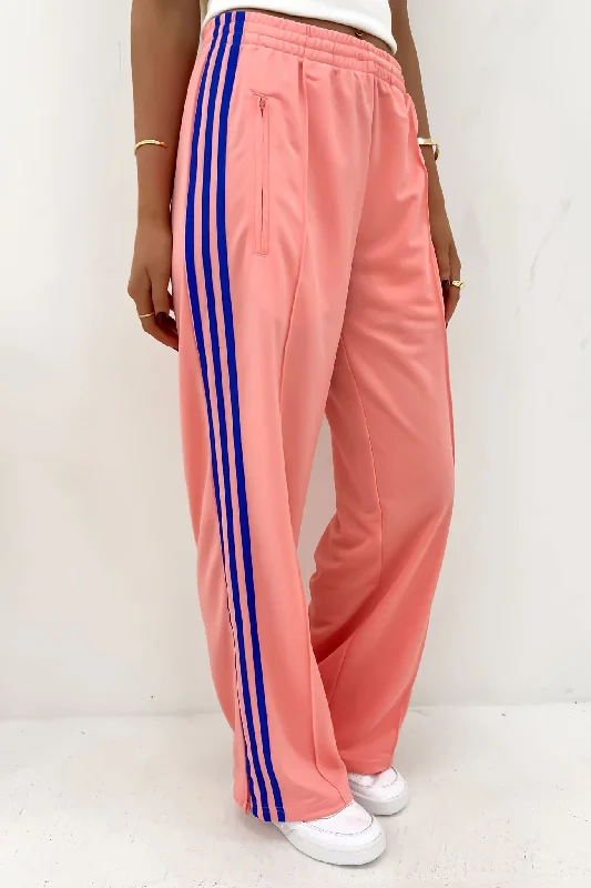 Chic Comfort Firebird Loose Track Pant Semi Pink Spark Blue