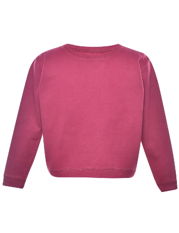 Leisure Sports Burgundy Plain Sweatshirt - M