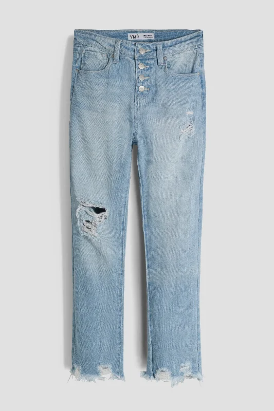 Retro Design Girls Dream  Straight Leg Jeans