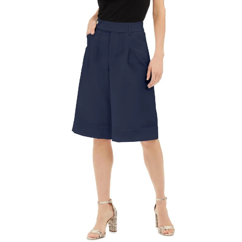 Cool Style INC Womens Pleat Front High Rise Wide Leg Pants