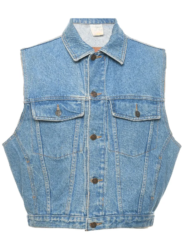 Fresh And Natural Light Wash Denim Jacket - XL
