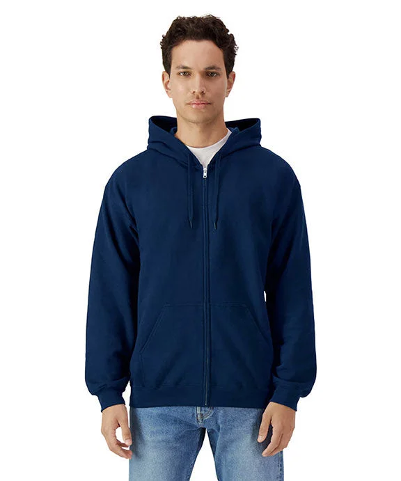 Elegant Outline SF600 - Gildan Unisex Softstyle Fleece Hooded Sweatshirt | Navy