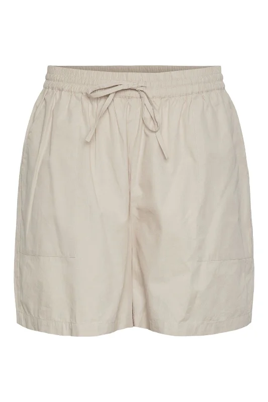 High-quality fabrics Pieces - Pckarson Shorts - 4506114 Silver Gray