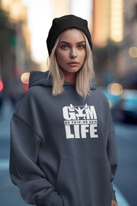 Creative Prints Stylish Womens Hoodies 'Gym Life'