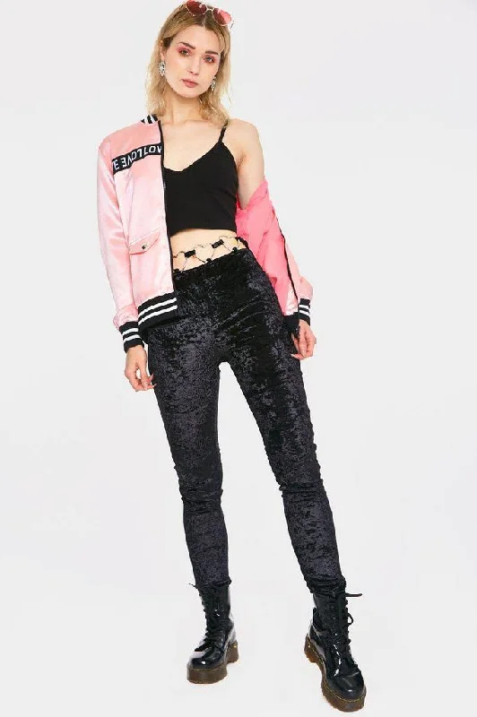 Casual Wear Heavy Metal Sweet Heart Leggings
