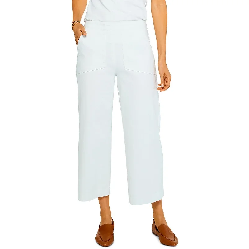 Versatile Itinerary Nic + Zoe Womens High-Rise Cotton Cropped Pants