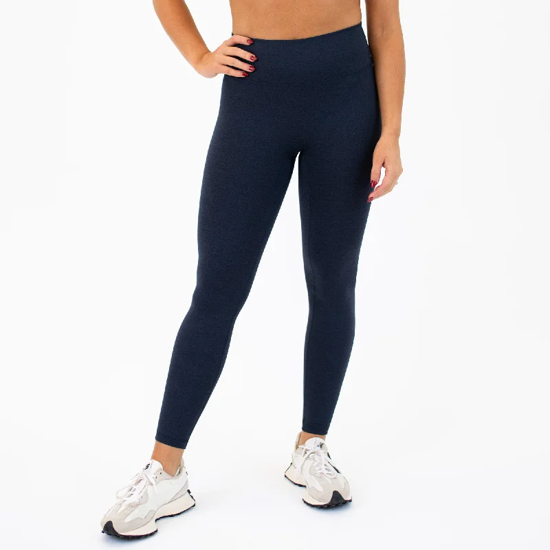 Round neck design Charge Legging 25"- No Front Seam - Higher Rise