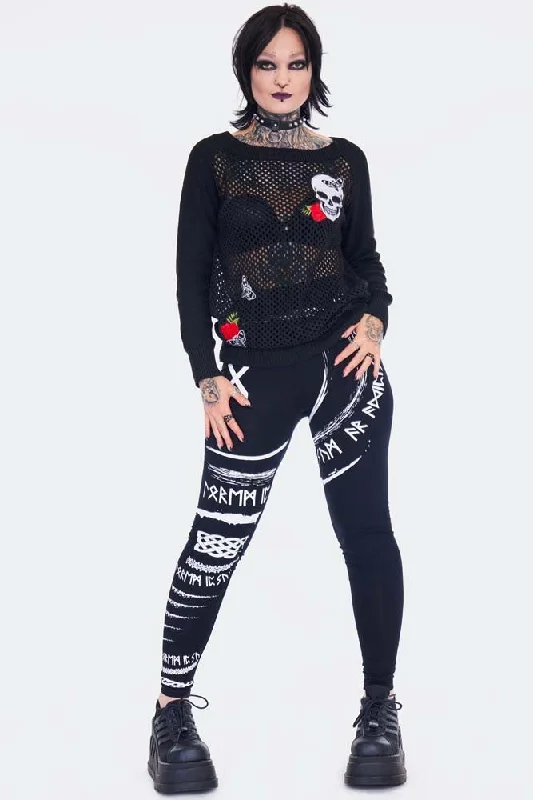 Weekend Style Nordic Pattern Leggings