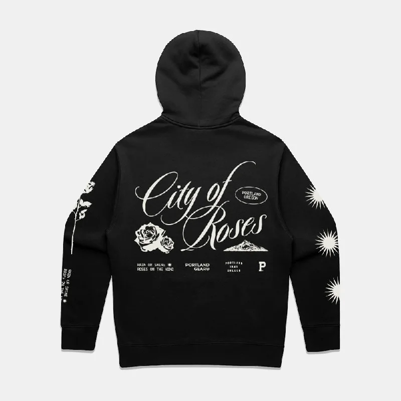 Retro Design Sueded Rain or Shine Hoodie