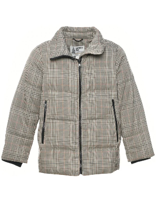 Stretch Design London Fog Puffer Jacket - L