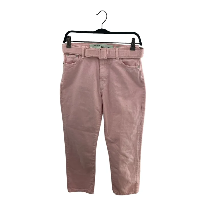 Easy Chic OFF-WHITE/Skinny Pants/25/Cotton/PNK/