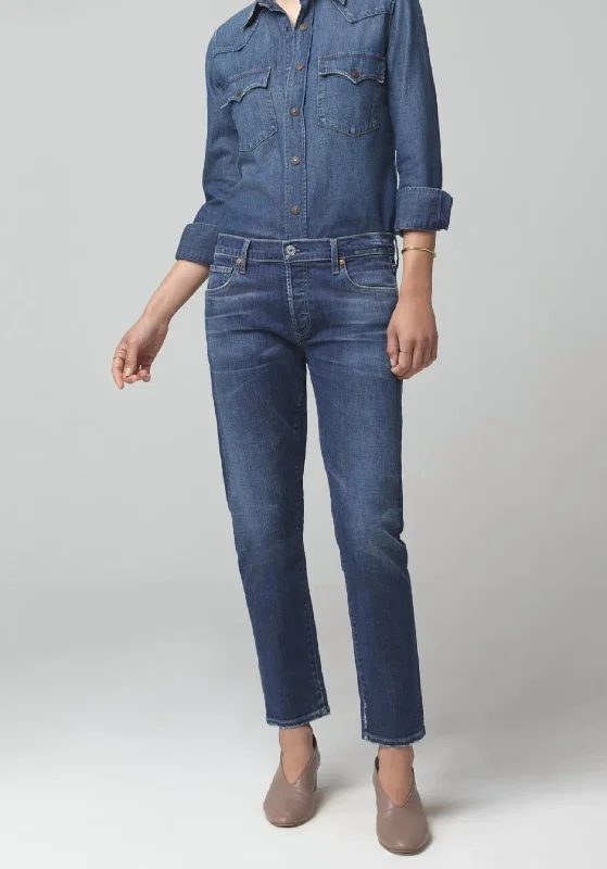 Cozy Layers Emerson Slim Fit Boyfriend Denim In Next To You