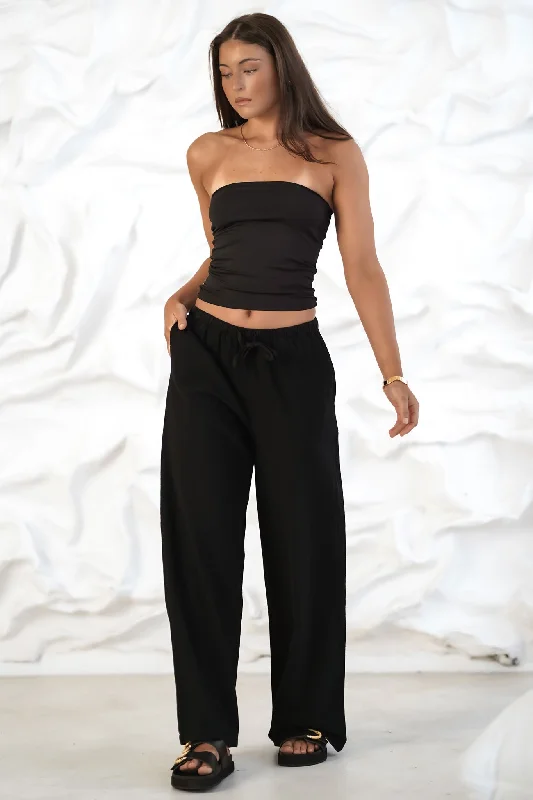 Breathable Style Elijah Beach Pant Black