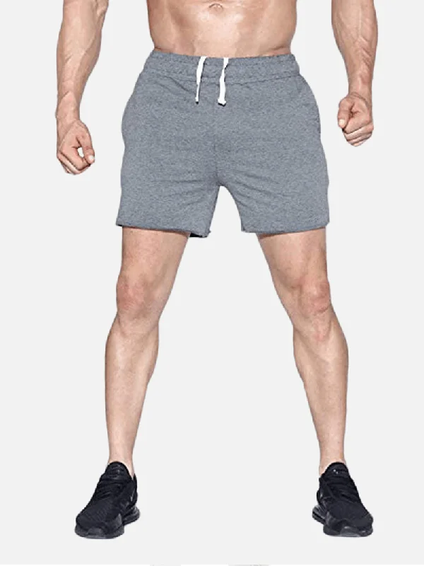 Elegant Style Mens Sport Breathable Loose Elastic Waist Runnin Shorts