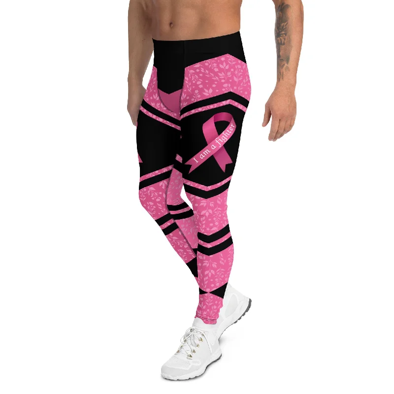 Energy Plan Pink Ribbon Warrior Men's Leggings