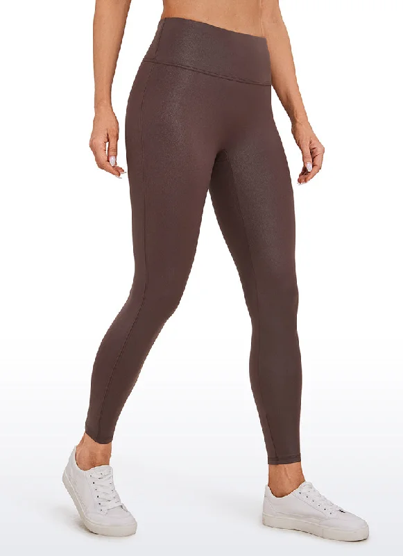 High Street Series Butterluxe Matte Faux Leather No Front Seam Leggings 26.5''
