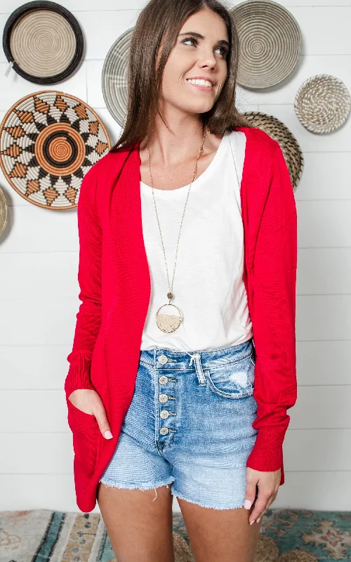 Comfortable Outfits Favorite Boyfriend Cardigan -Cielo
