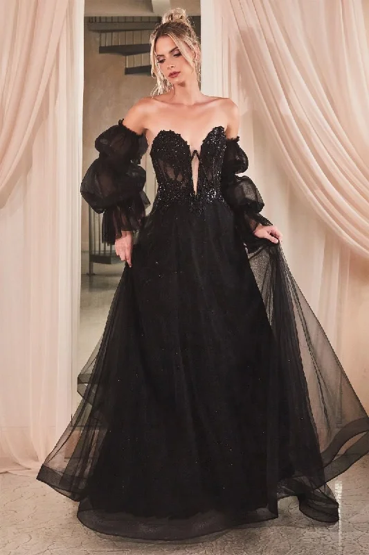 Warm and substantial Glitter Tulle Sweetheart Neckline Gown by Cinderella Divine CD830 - Special Occasion/Curves Warm and substantial Glitter Tulle Sweetheart Neckline Gown by Cinderella Divine CD830 - Special Occasion/Curves