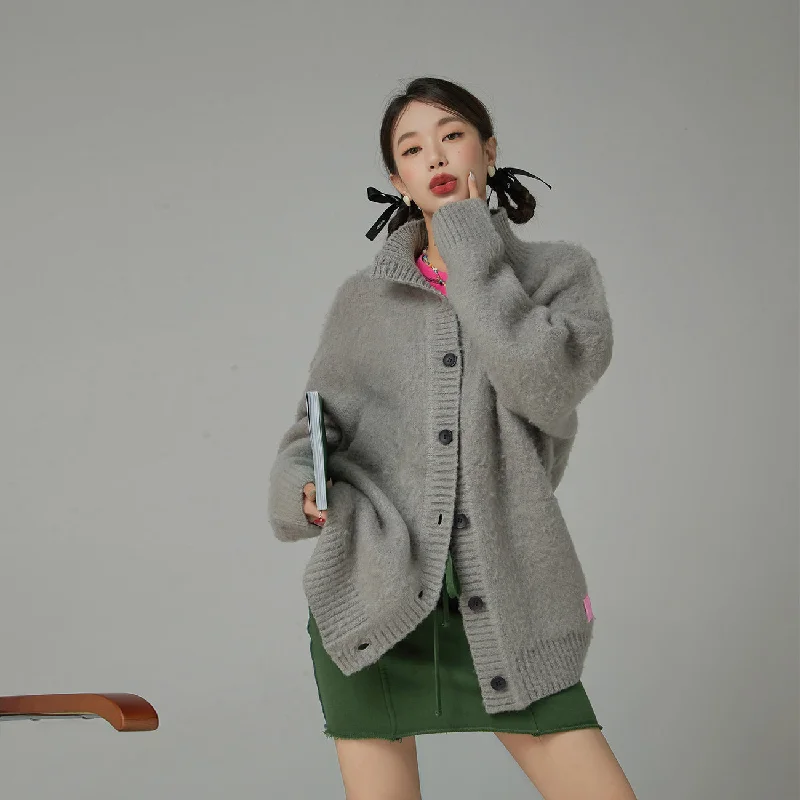 Stylish Comfort You Miss Me Button Knit Cardigan