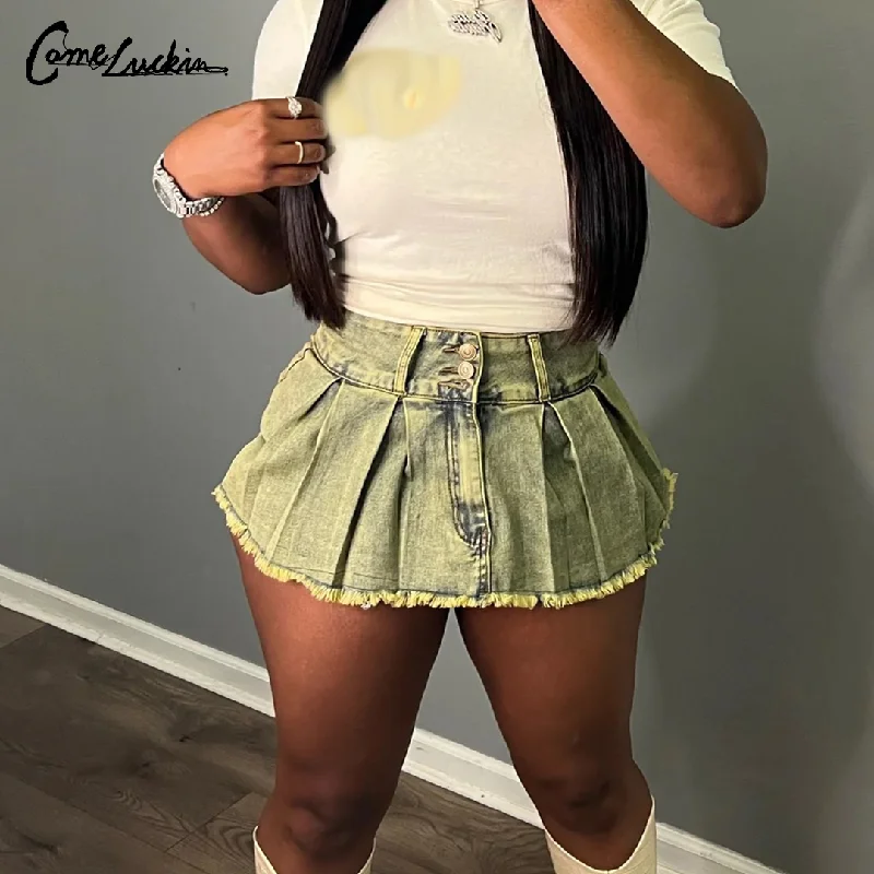 Soft Fashion Ready To Ship Summer Wholesale Mini Ladies Fashion Denim Jeans Skirts Women's Shorts