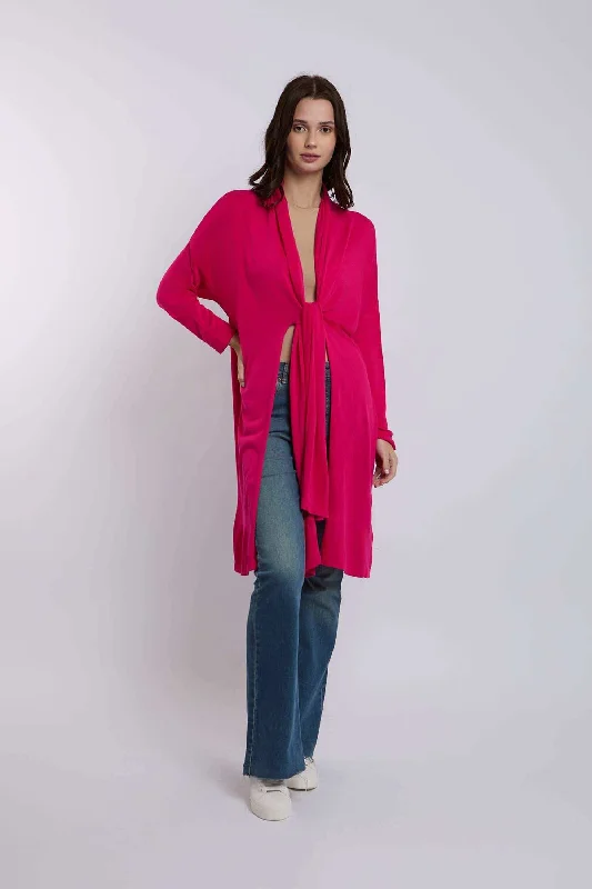 Modern Comfort Women Regular Fit Cardigan - Pink