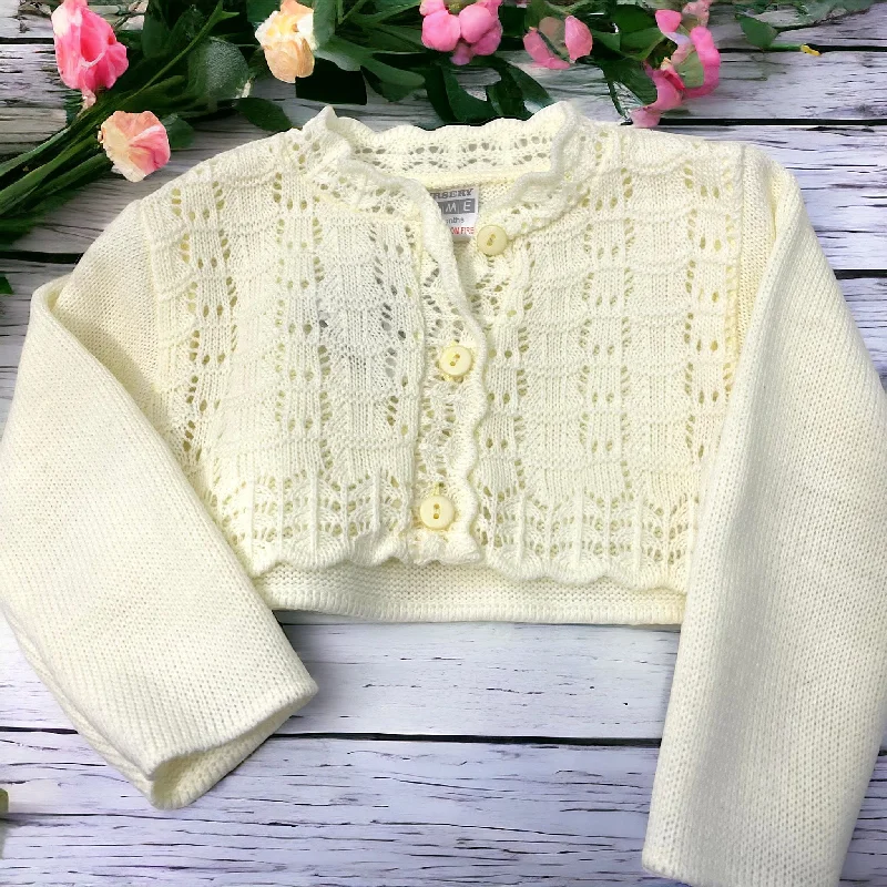 Lounge Wear Yellow knitted baby cardigan